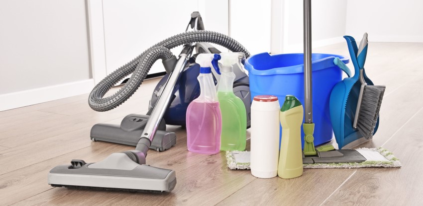 Necessary equipment for cleaning service