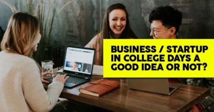 Benefits of establishing a company while in college