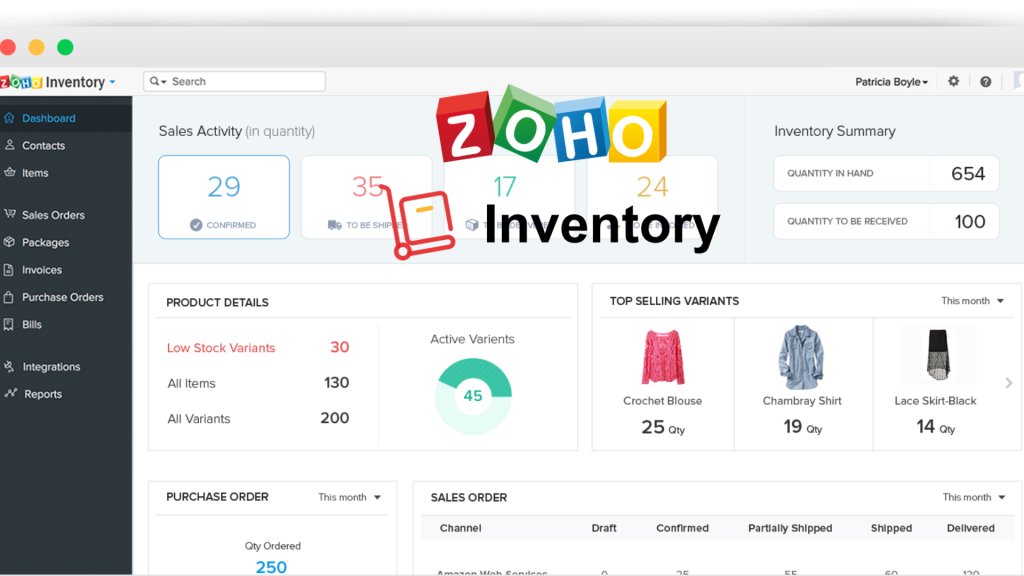 Zoho Inventory Management Software