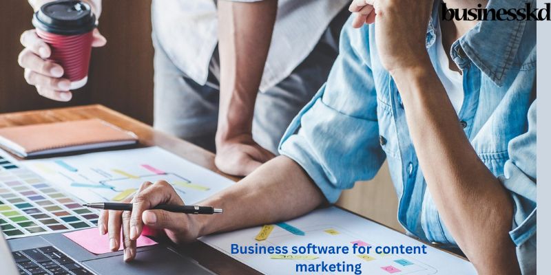 Business software for content marketing