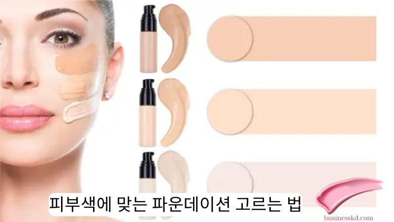 피부색에 맞는 파운데이션 고르는 법